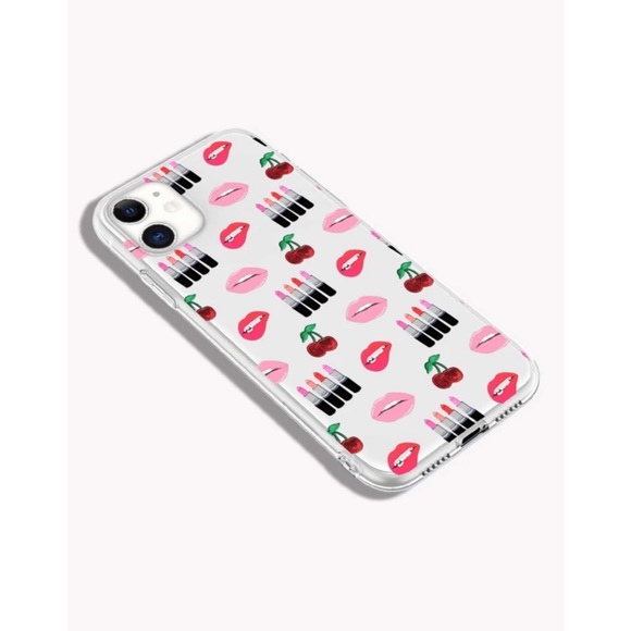 Lips & Cherry Print iPhone 12 Pro Max Case 🍒 - Picture 5 of 17